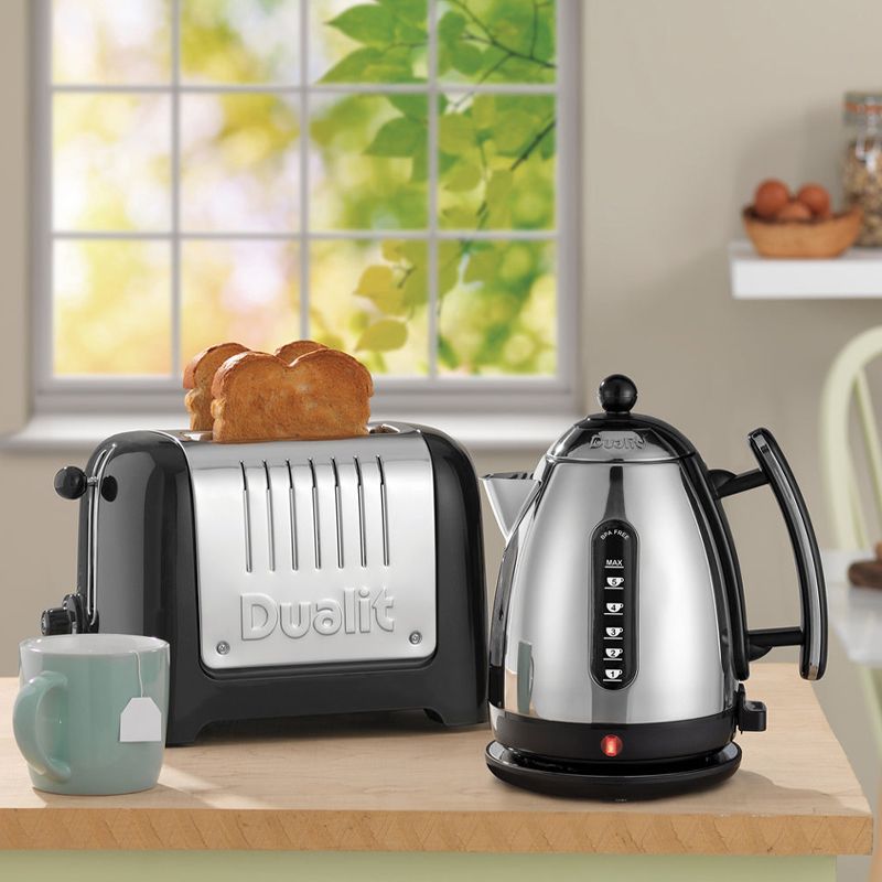 TOASTER 2 SLICE BLACK, DUALIT LITE