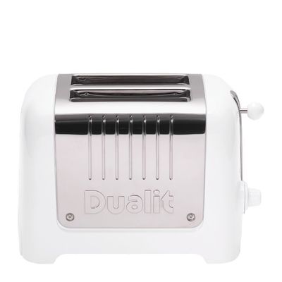 TOASTER 2 SLICE WHITE, DUALIT LITE