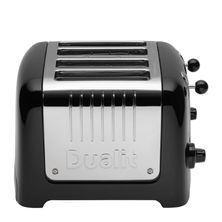 TOASTER 4 SLICE BLACK, DUALIT LITE