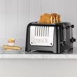 TOASTER 4 SLICE BLACK, DUALIT LITE