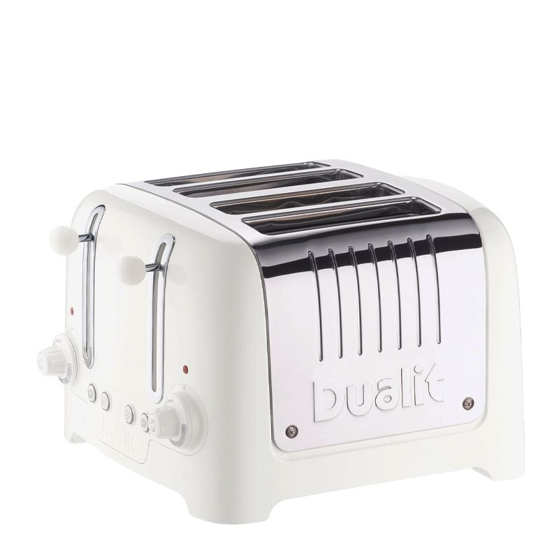 TOASTER 4 SLICE WHITE, DUALIT LITE