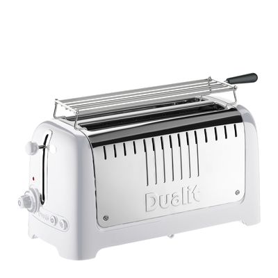 TOASTER 4 SLICE WHITE, DUALIT LITE