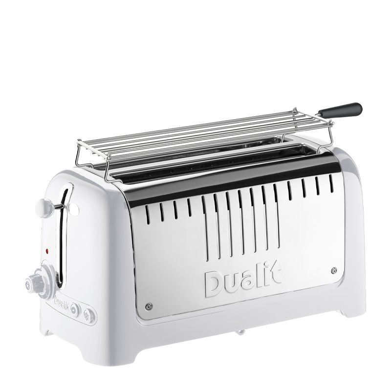 TOASTER 4 SLICE WHITE, DUALIT LITE