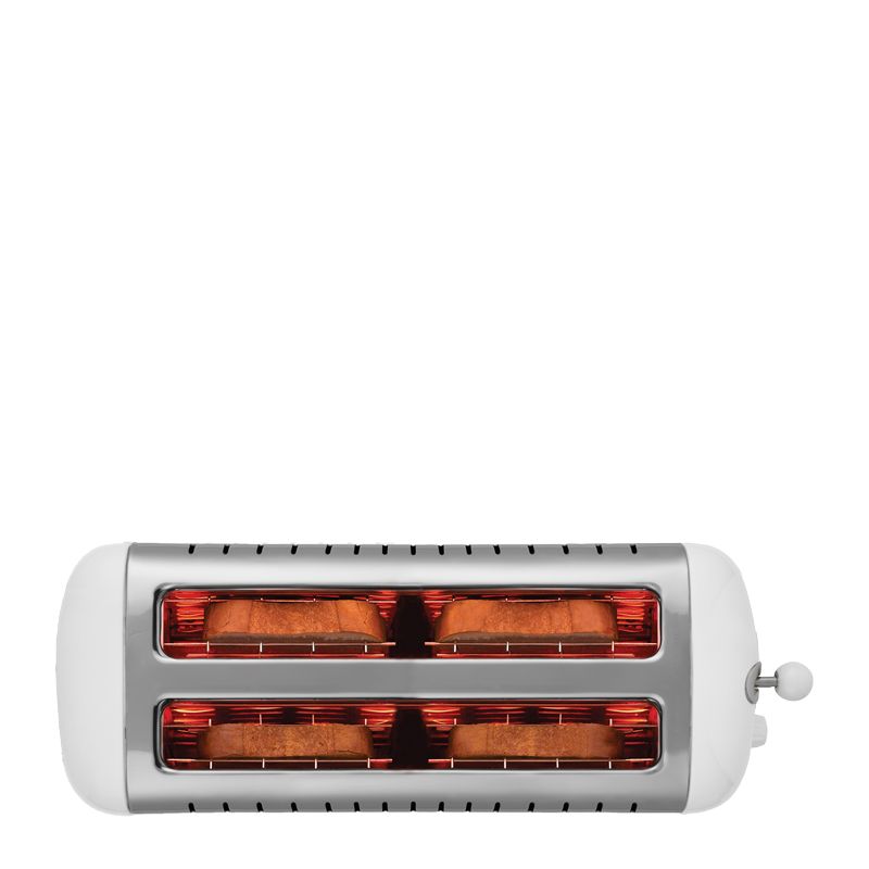 TOASTER 4 SLICE WHITE, DUALIT LITE