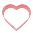 COOKIE CUTTER HEART 10CM PINK, R&M