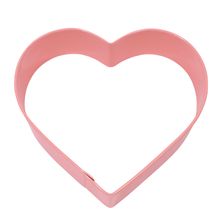 COOKIE CUTTER HEART 10CM PINK, R&M