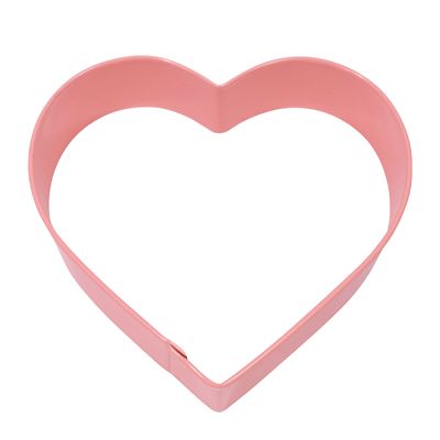 COOKIE CUTTER HEART 10CM PINK, R&M