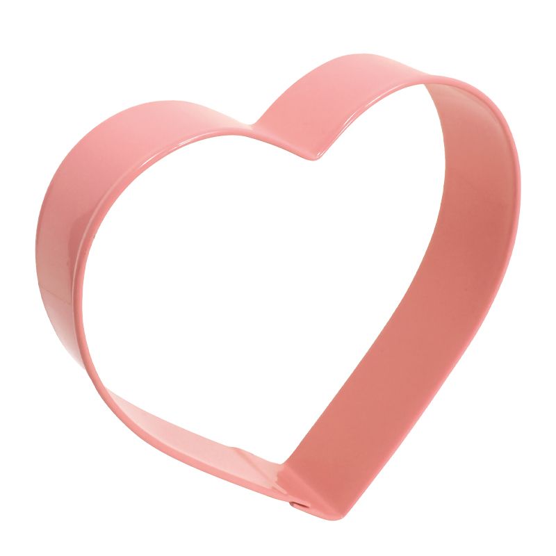 COOKIE CUTTER HEART 10CM PINK, R&M