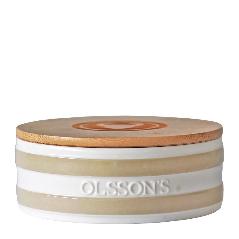 CERAMIC SALT KEEPER W/LID, OLSSONS