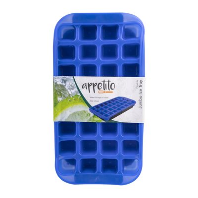 ICE CUBE TRAY JUMBO BLUE 32 FLEXI, APPETITO