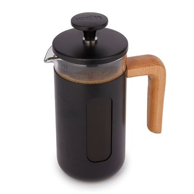 PLUNGER 3CUP/350ML BLK/WOOD LA CAFETIERE