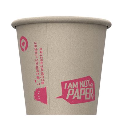 4OZ SINGLE WALL PULP CUP, I AM NOT PAPER