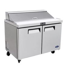 FRIDGE 2 DOOR SANDWICH PREP TABLE 1225MM, ATOSA