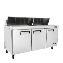 FRIDGE 3 DOORS PIZZATABLE SALADETTE 1365MM, ATOSA