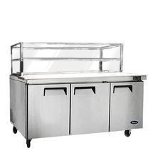 SANDWICH BAR 3 DOOR WITH GLASS CANOPY 1846MM, ATOSA