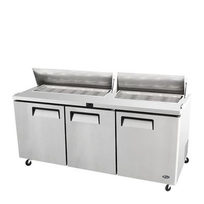 FRIDGE 3DOOR SANDWICH PREPTABLE 1846MM, ATOSA