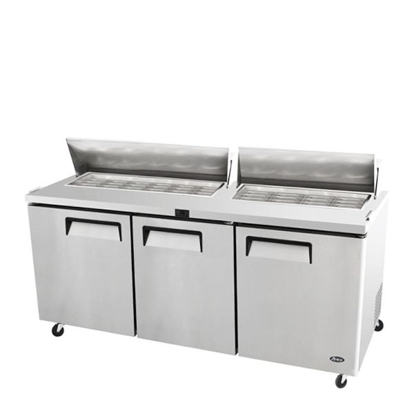 FRIDGE 3DOOR SANDWICH PREPTABLE 1846MM, ATOSA