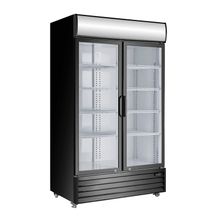 FRIDGE DOUBLE GLASS DOOR MOUNTED, ATOSA