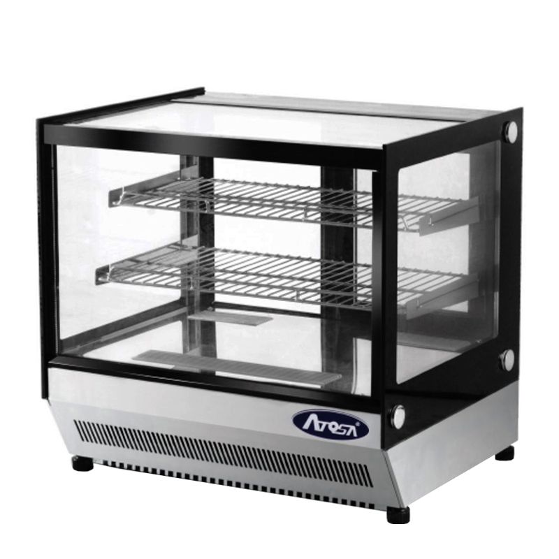FRIDGE COUNTERTOP SQUARE CAKE SHOWCASE 700MM, ATOSA