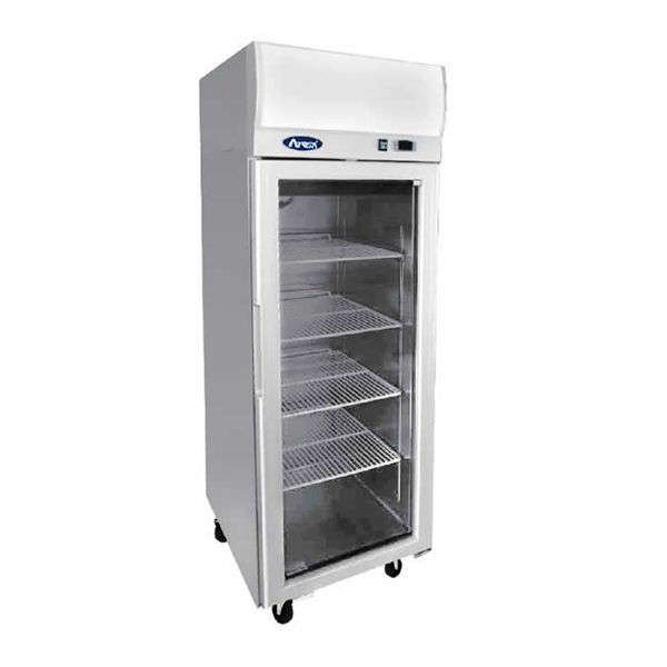 FRIDGE TOP MOUNTED SINGLE DOOR GLASS, ATOSA