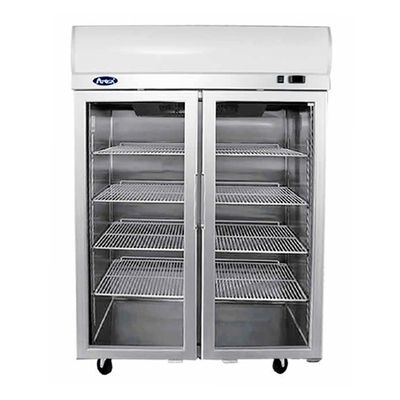 FREEZER TOP MOUNTED DOUBLE DOOR GLASS, ATOSA
