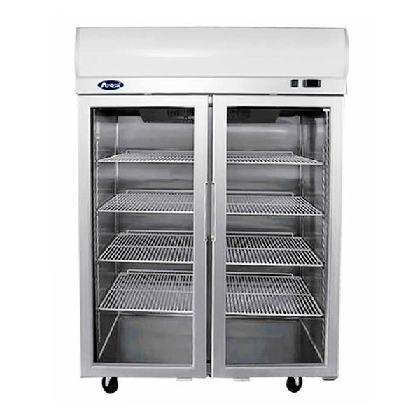 FREEZER TOP MOUNTED DOUBLE DOOR GLASS, ATOSA