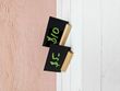 CABINET SIGNAGE 5PK 70X40MM BLK ACRYLIC