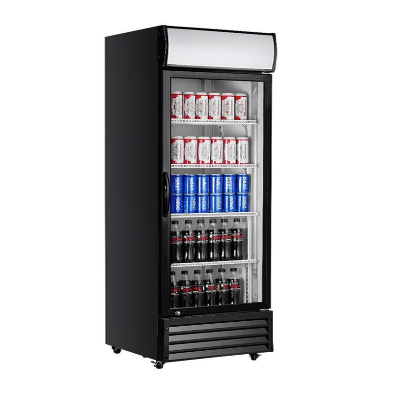 FRIDGE SINGLE GLASS DOOR MOUNTED 700MM, ATOSA