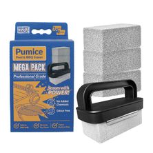 PUMICE CLEANING BRICK FOR BBQ PLATE MEGA 4 PACK