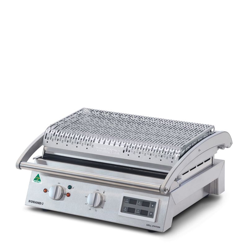 GRILL STATION SMOOTH ELEC TIMER 8 SLICE ROBAND