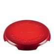 TRIVET C/IRON MATT CERISE 22CM, LE CREUSET