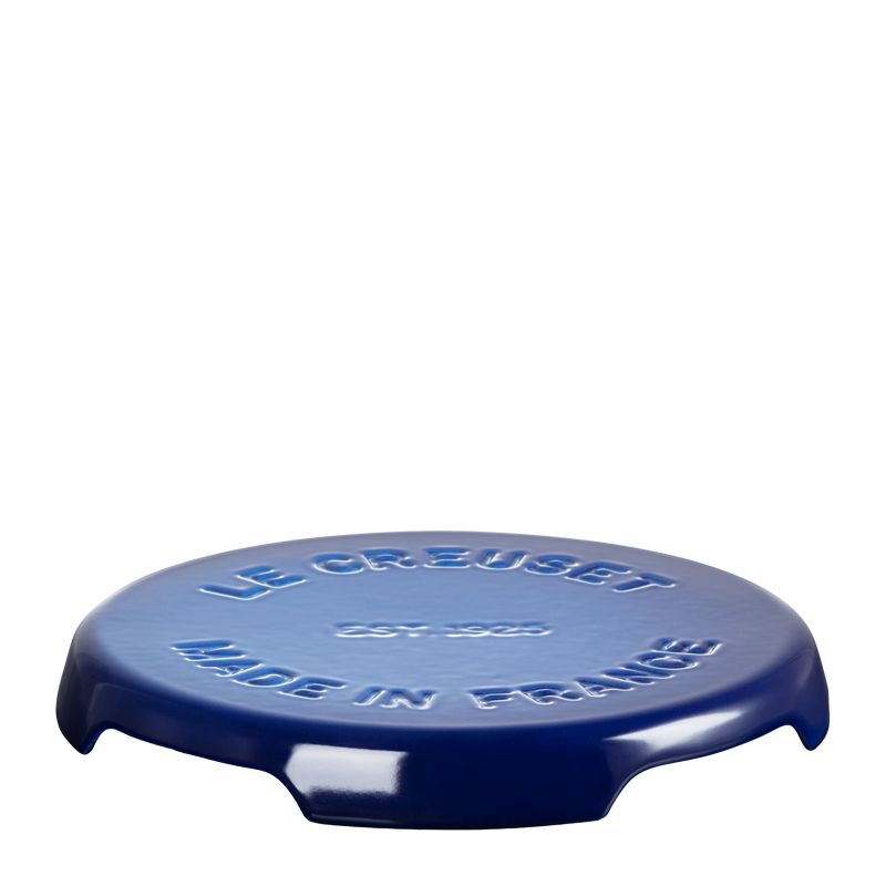 TRIVET C/IRON MATT AZURE 22CM, LE CREUSET