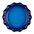PIE DISH FLUTED S/WARE AZURE 23CM, LE CREUSET