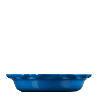 PIE DISH FLUTED S/WARE AZURE 23CM, LE CREUSET
