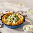 PIE DISH FLUTED S/WARE AZURE 23CM, LE CREUSET