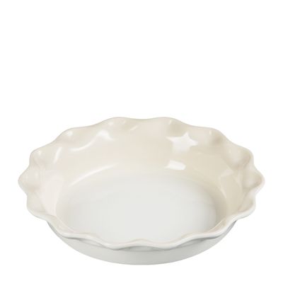 PIE DISH FLUTED S/WARE MERINGUE 23CM, LE CREUSET