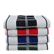 CHEF TEATOWEL BL/GRN/RED/BLK 50X70CM 4PK