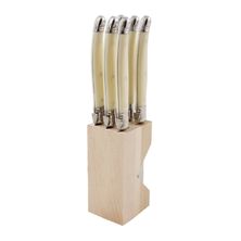 KNIFE TABLE IVORY SET 6, ANDRE VERDIER