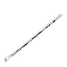 STRAW JUMBO WRAPPED BIOPLASTIC 197X60MM, 200PK