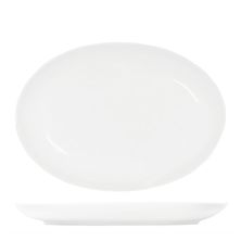 PLATTER WHITE OVAL COUPE 230MM, TK CORE