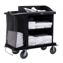 CART HOUSEKEEPING W/MESH LINEN BAG