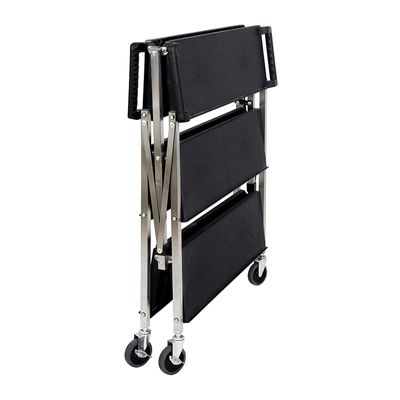 TROLLEY FOLDABLE LRG BLK 930X510X930MM