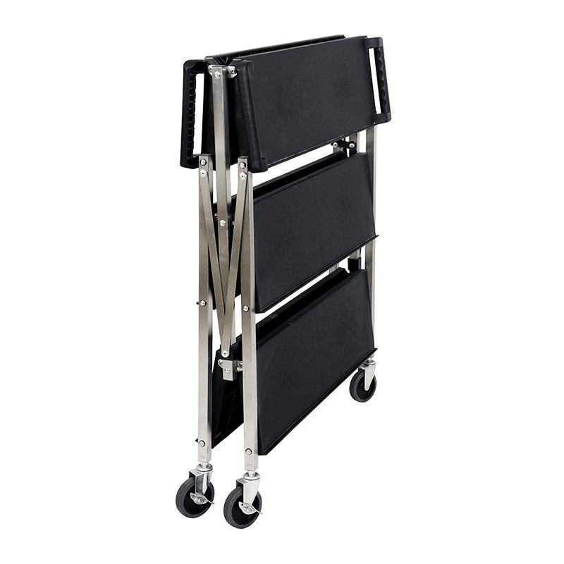 TROLLEY FOLDABLE LRG BLK 930X510X930MM