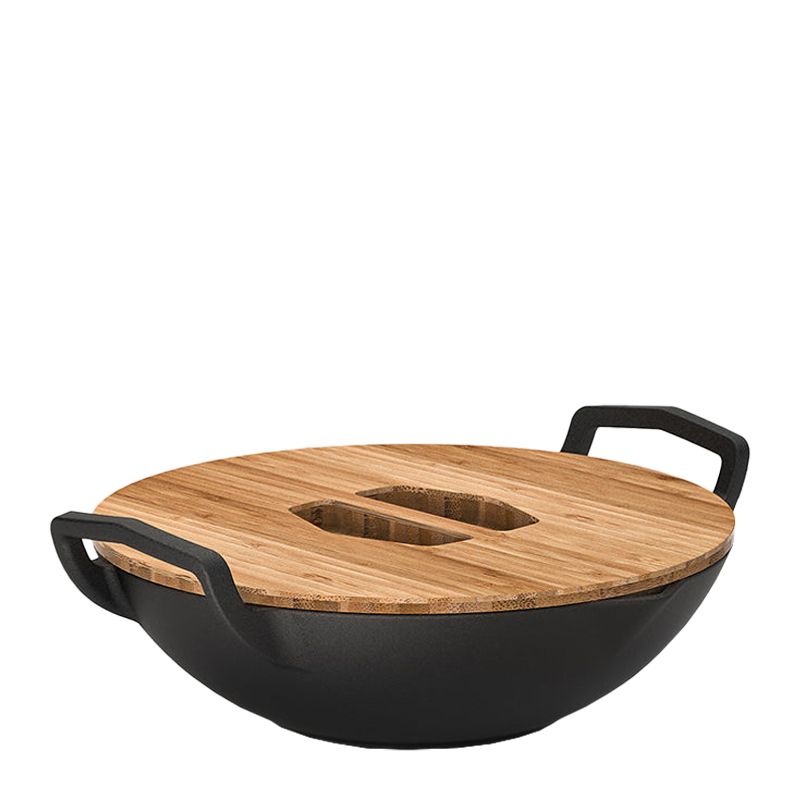 WOK TAKUMI SET CAST IRON, IRONCLAD