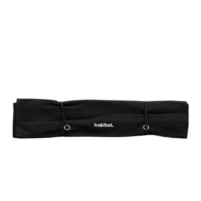 KNIFE ROLL 6 SLOT BLACK, HABITAT CANVAS