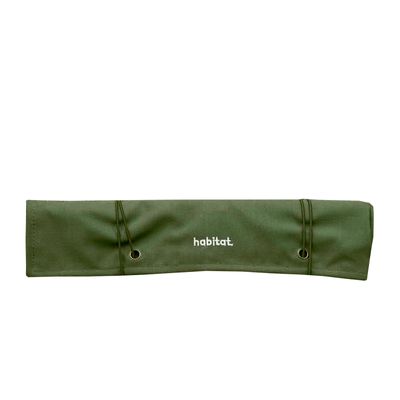 KNIFE ROLL 6 SLOT DARK GREEN, HABITAT CANVAS