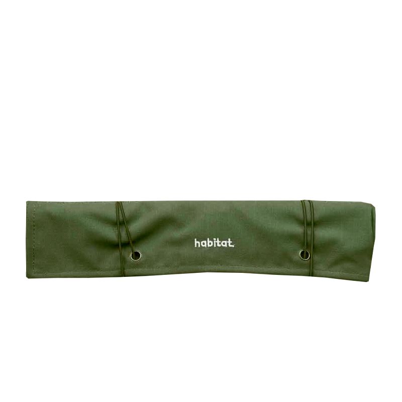 KNIFE ROLL 6 SLOT DARK GREEN, HABITAT CANVAS