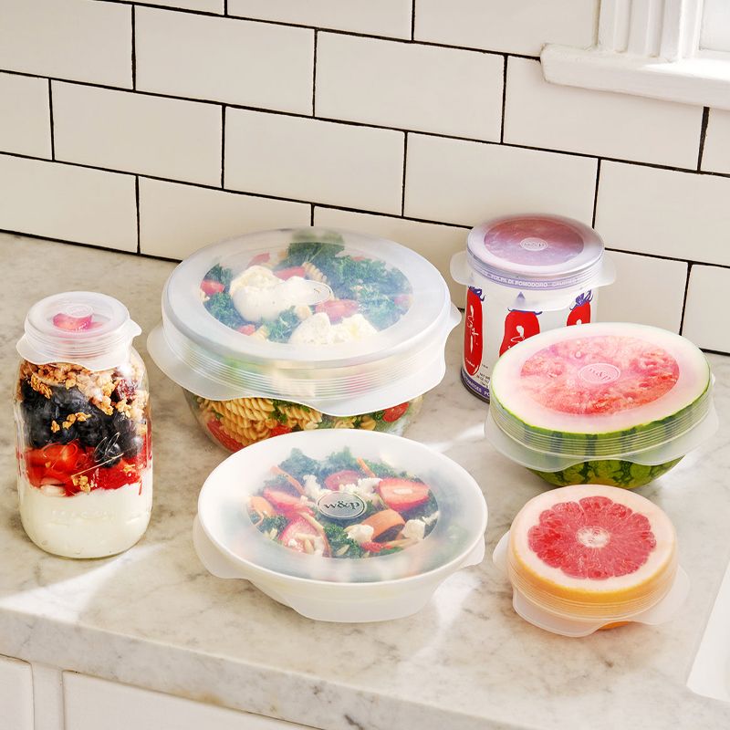 REUSABLE STRETCH LID SET-6, W&P