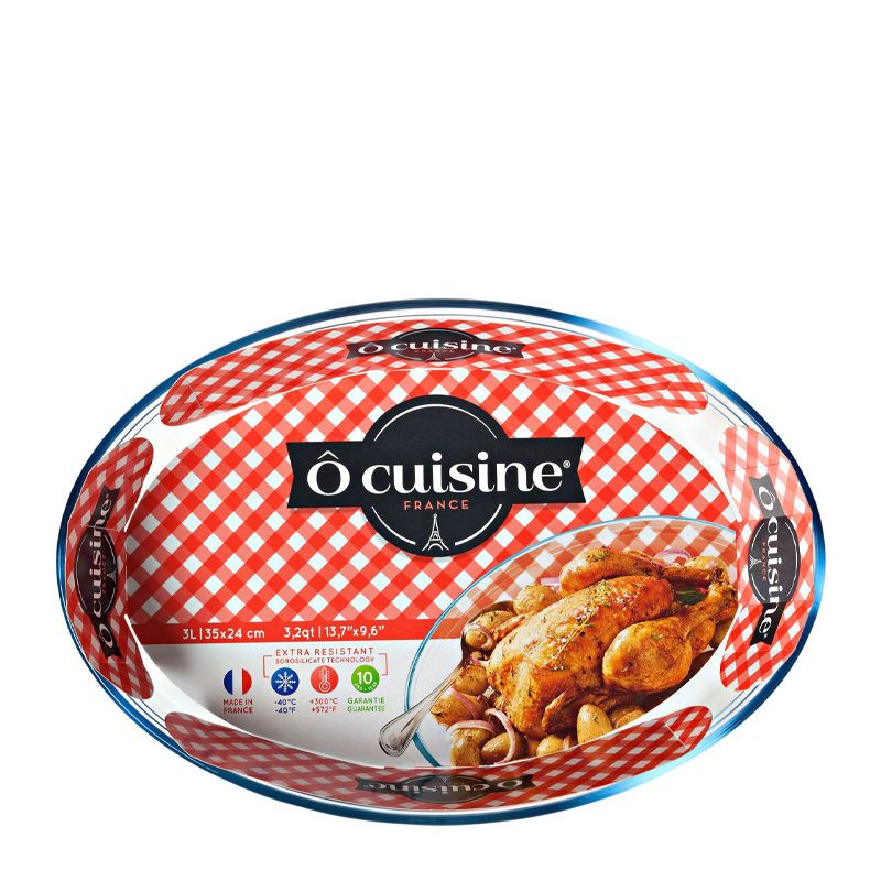ROASTER OVAL 35X24CM 3L, O'CUISINE