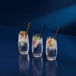 STRAWS S/S GOLD W/BRUSH 4PC, M&W